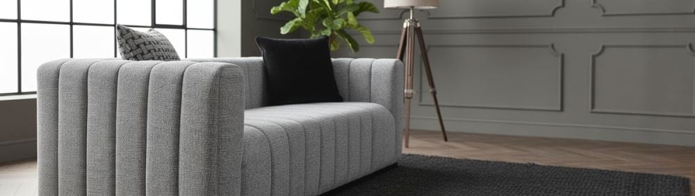 Langham 3 + 2 Seater Sofa Suite - Grey