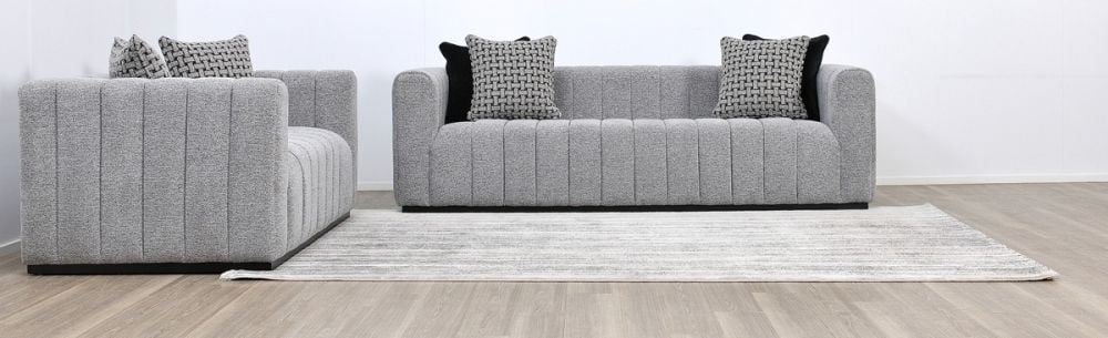 Langham 3 + 2 Seater Sofa Suite - Grey