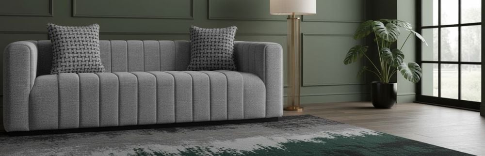 Langham 3 + 2 Seater Sofa Suite - Grey