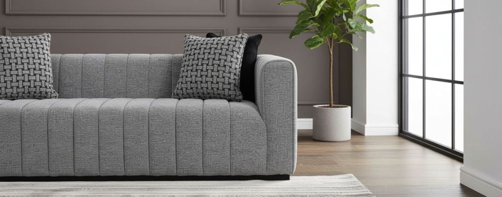 Langham 3 + 2 Seater Sofa Suite - Grey
