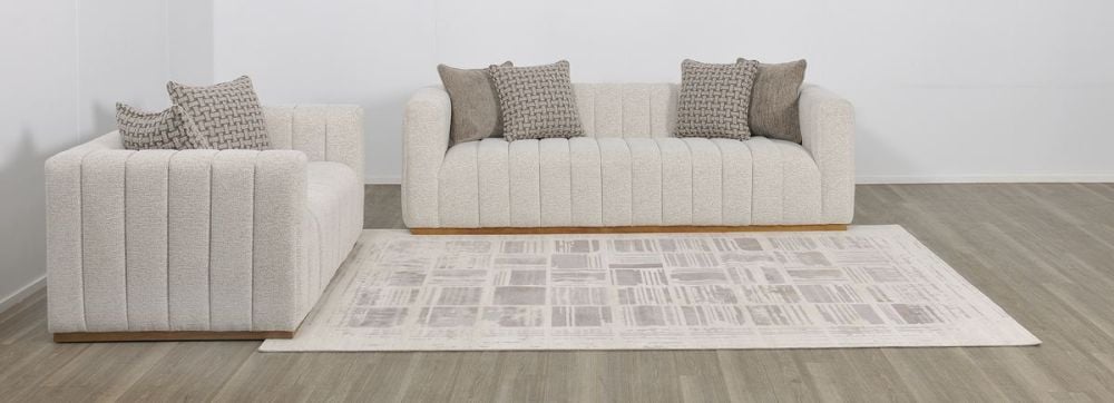 Langham 3 + 2 Seater Sofa Suite - Linen