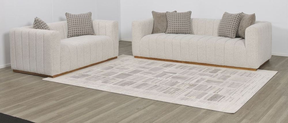Langham 3 + 2 Seater Sofa Suite - Linen