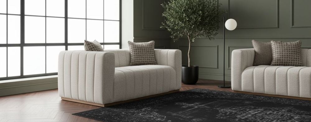 Langham 2 Seater Sofa - Linen