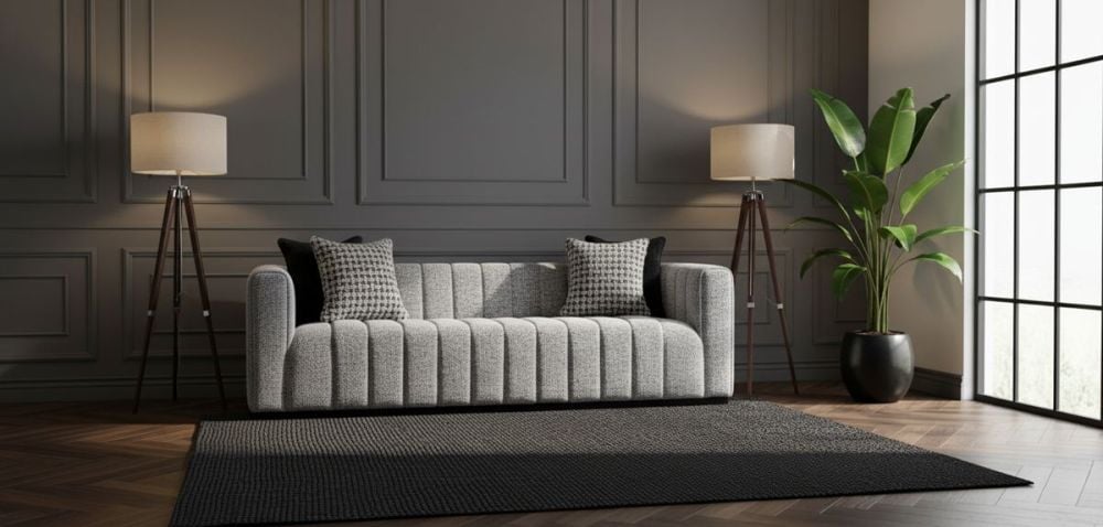 Langham 3 + 2 Seater Sofa Suite - Grey