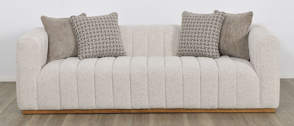 Langham 3 + 2 Seater Sofa Suite - Linen