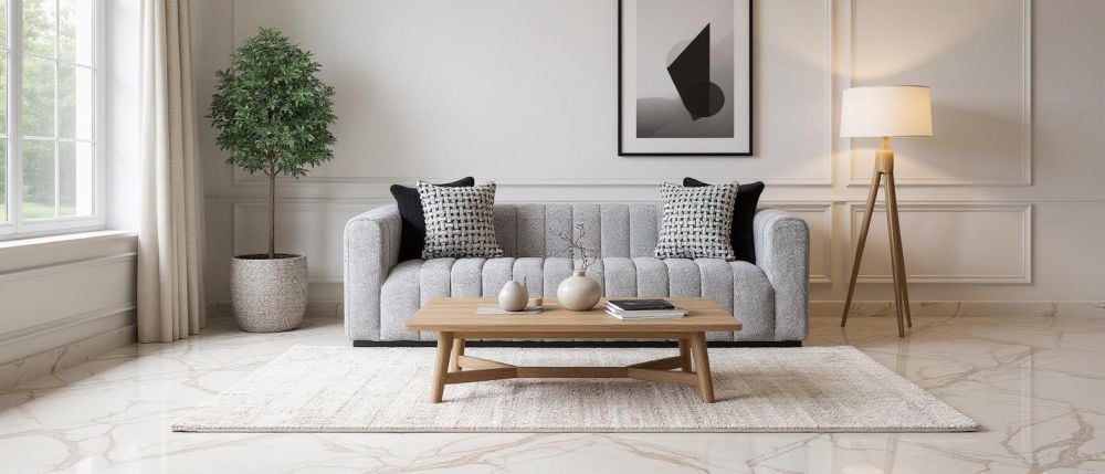 Langham 3 + 2 Seater Sofa Suite - Grey