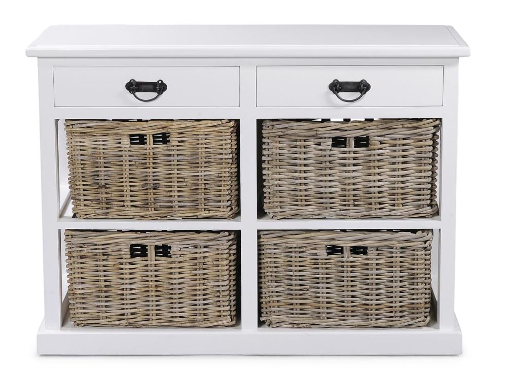Rotterdam Chest - 4 Drawers - White