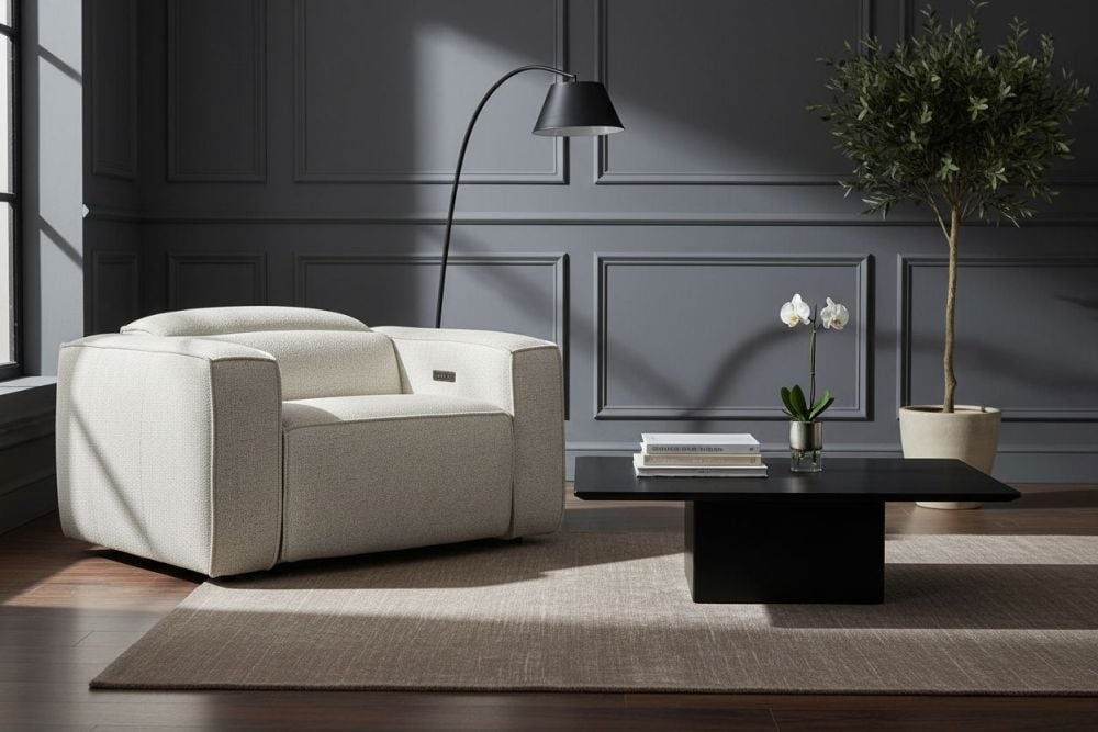 Marko Armchair Recliner - Shale