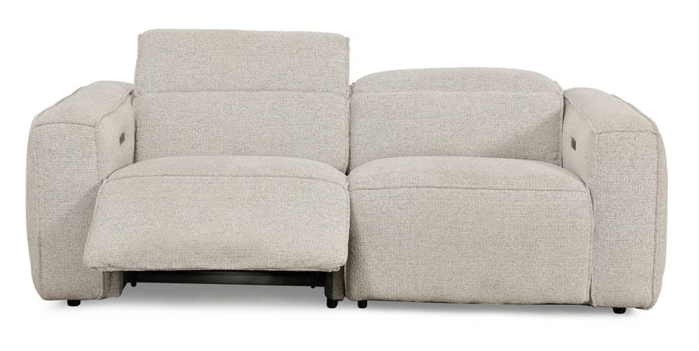 Marko 2 Seater Recliner Sofa - Shale