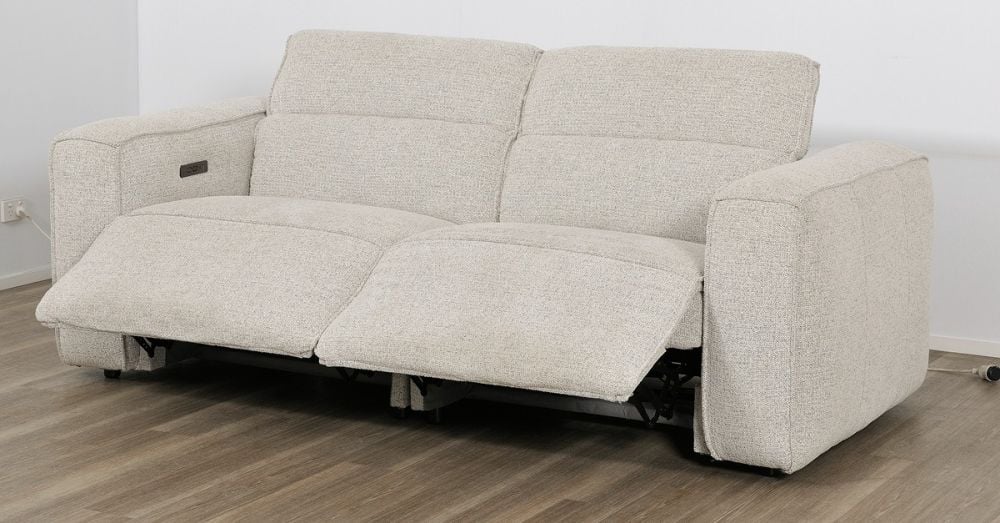 Marko 2 Seater Recliner Sofa - Shale