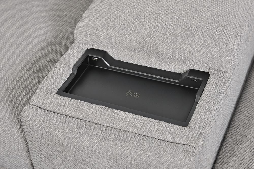 Matrix 6 Seater Corner Lounge With RAF Chaise - Cloud