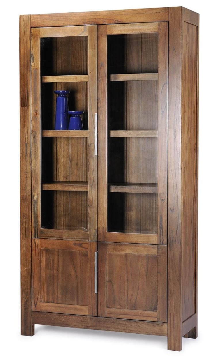 Metro Display Cabinet - Oak