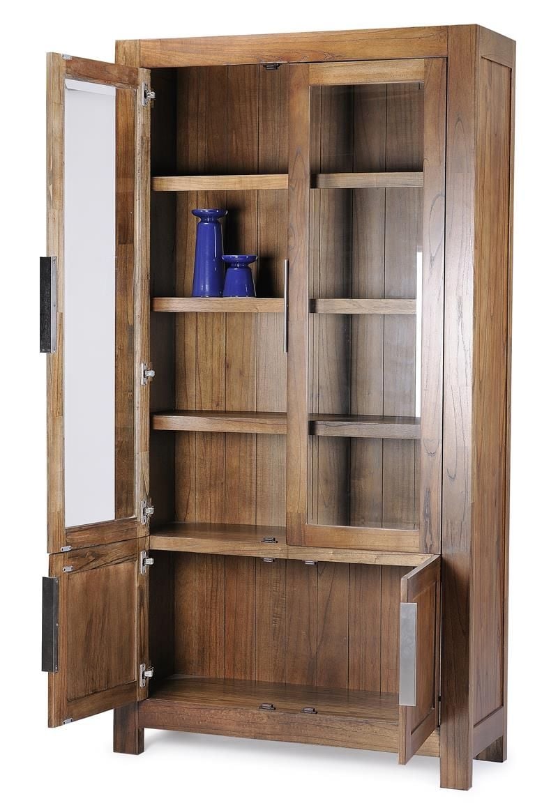 Metro Display Cabinet - Oak