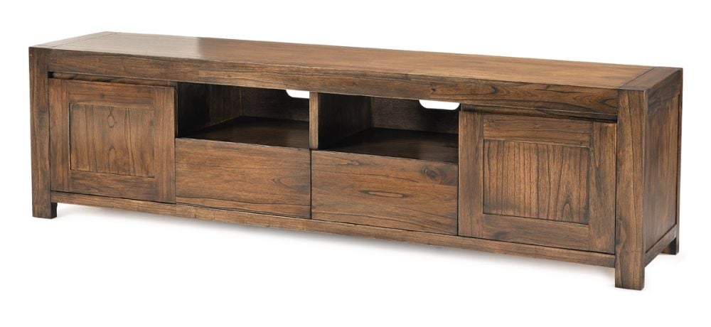 Metro 2100 Large Entertainment Unit - Oak