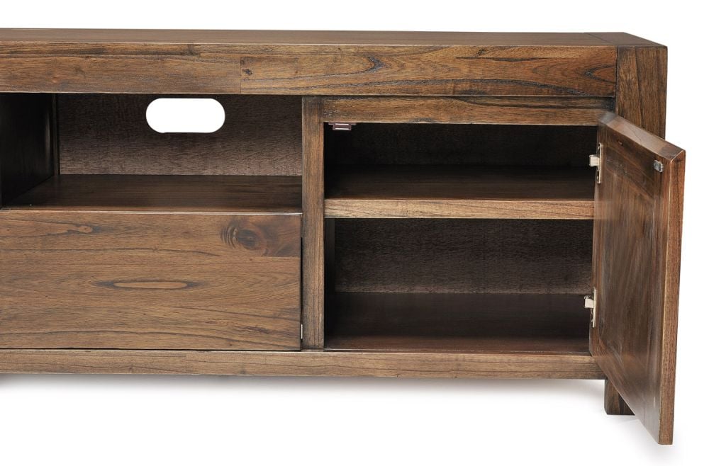 Metro 2100 Large Entertainment Unit - Oak