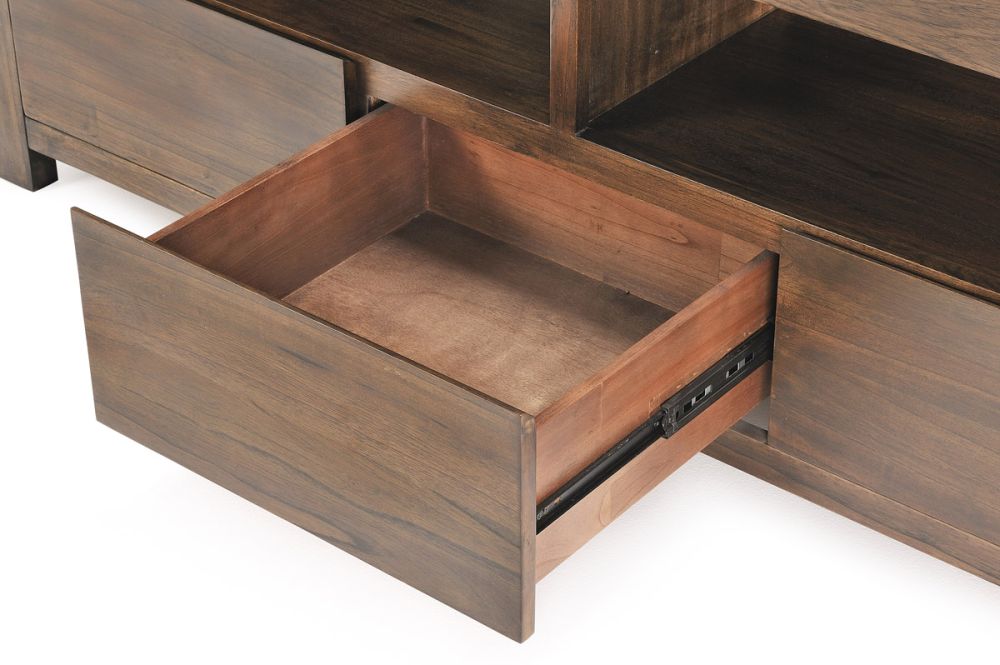 Metro 1650 Medium Entertainment Unit - Oak