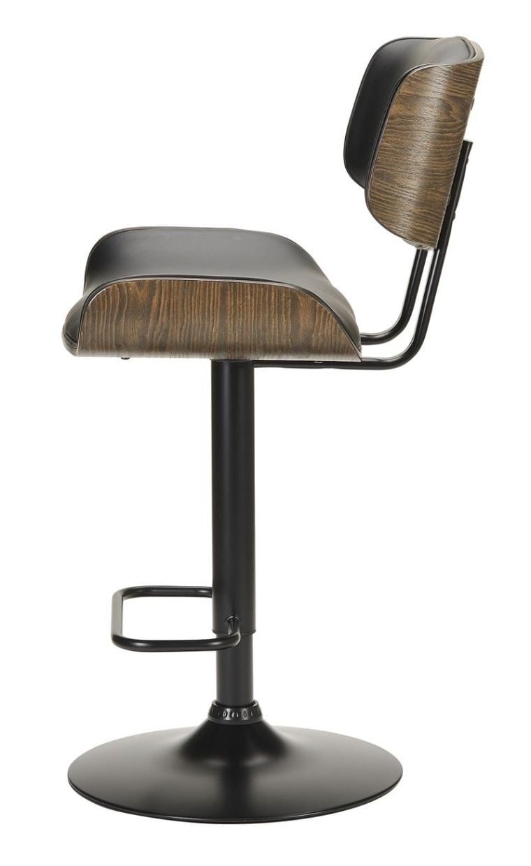 Milano Bar Stool - Black PU