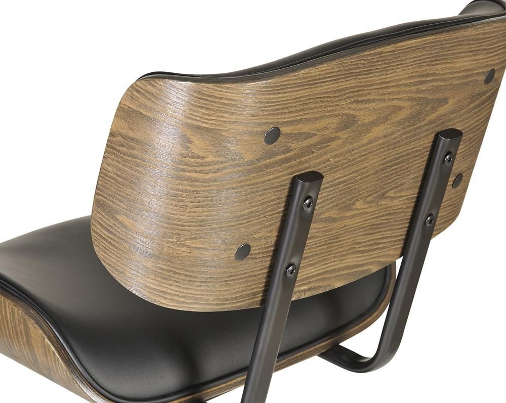 Milano Bar Stool - Black PU