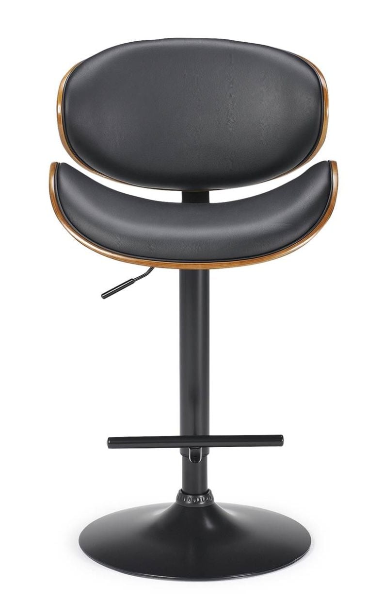 Miler Barstool - Black Base - Walnut Timer