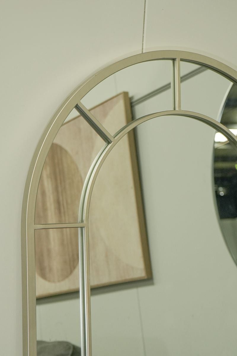 Segmented Arch Mirror - Champagne - MT035