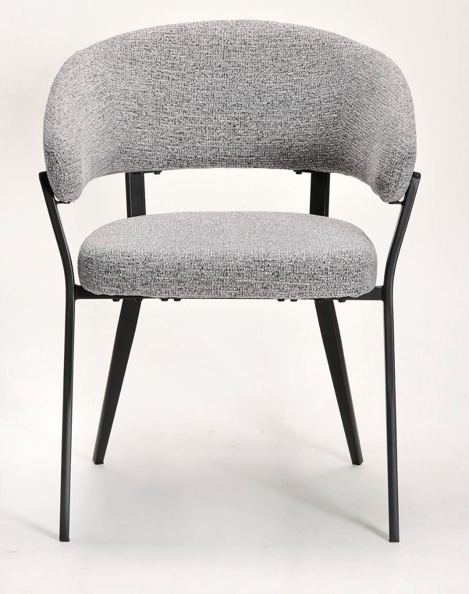 Monza Dining Chair - Grey & Black