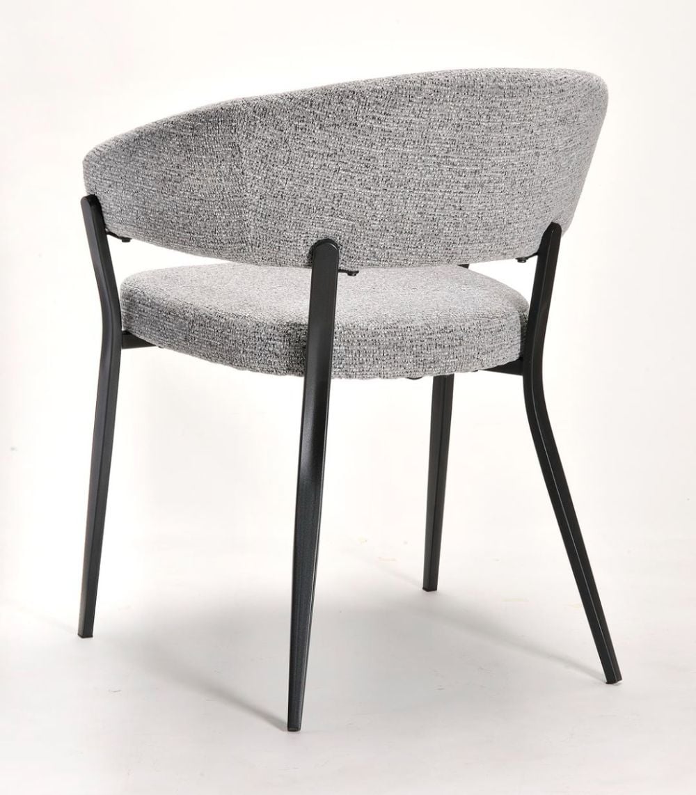 Monza Dining Chair - Grey & Black