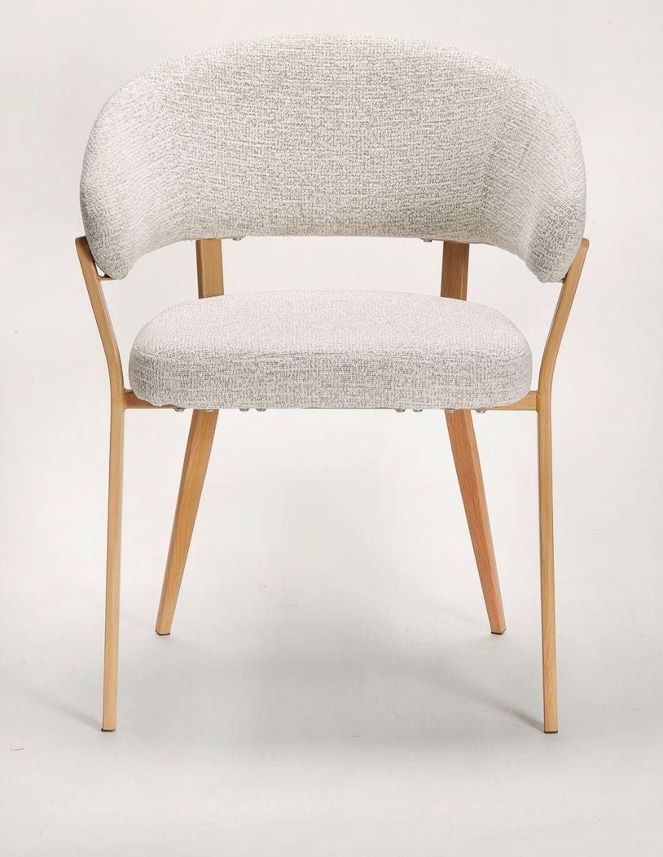 Monza Dining Chair - Linen & Oak