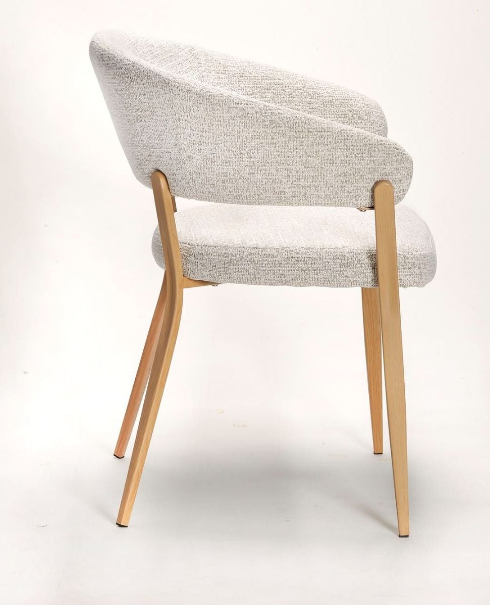 Monza Dining Chair - Linen & Oak