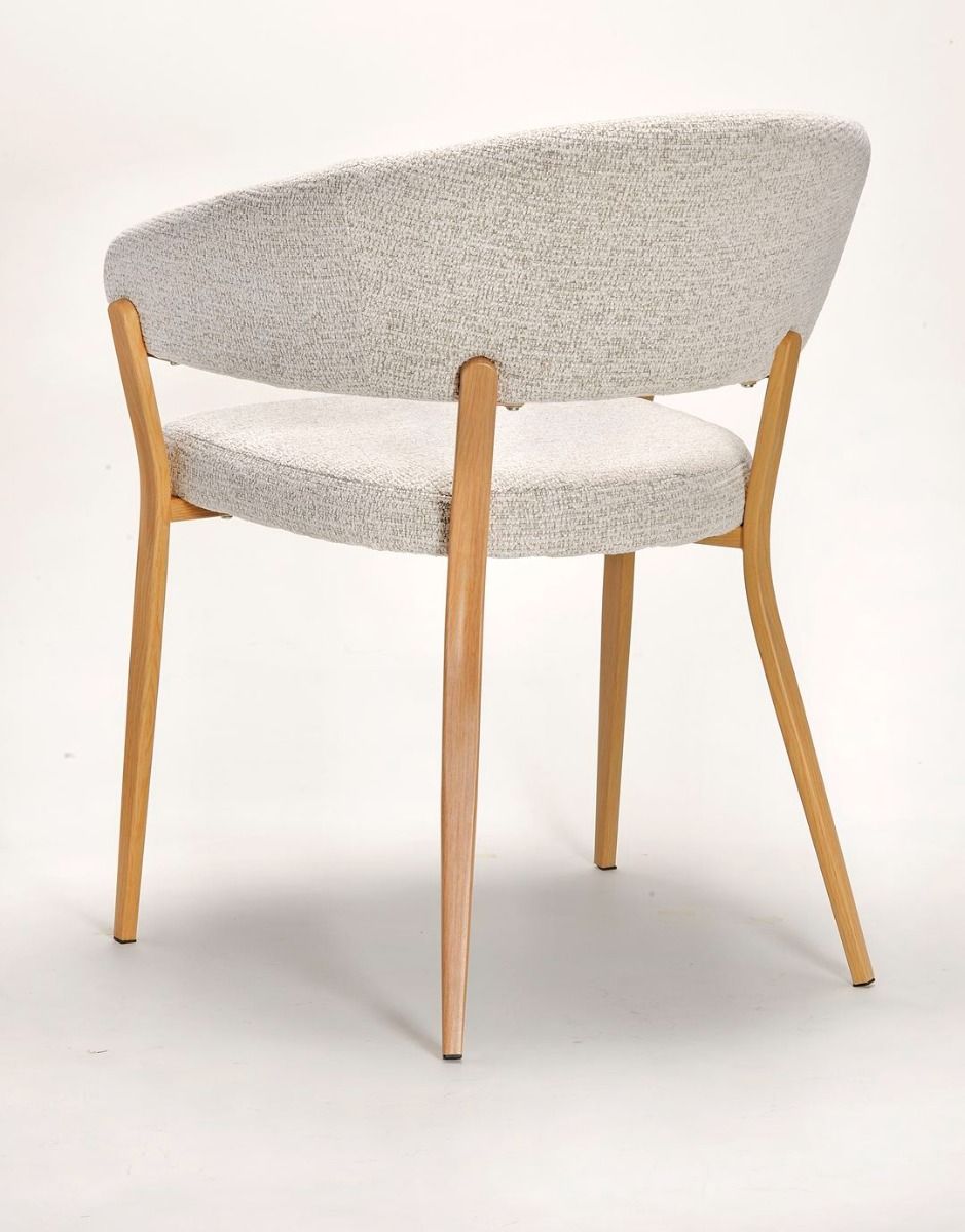 Monza Dining Chair - Linen & Oak