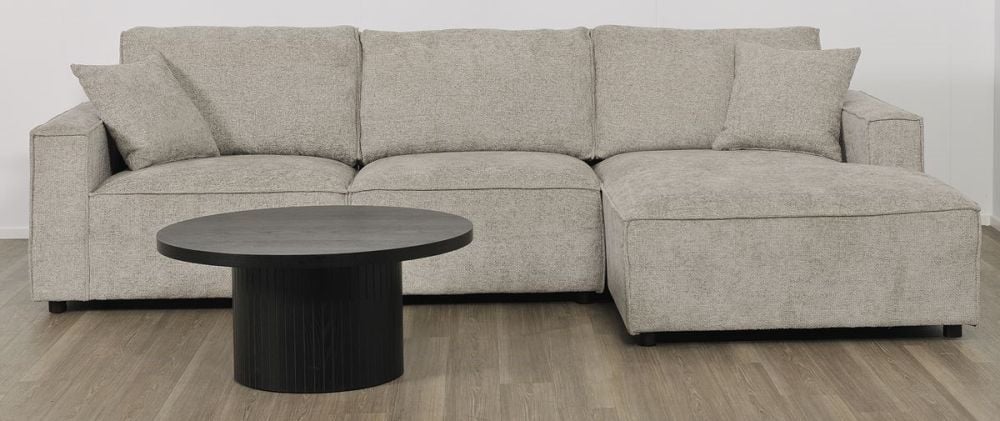 Urban 3 Seater Chaise Sofa - RAF Chaise - Slate