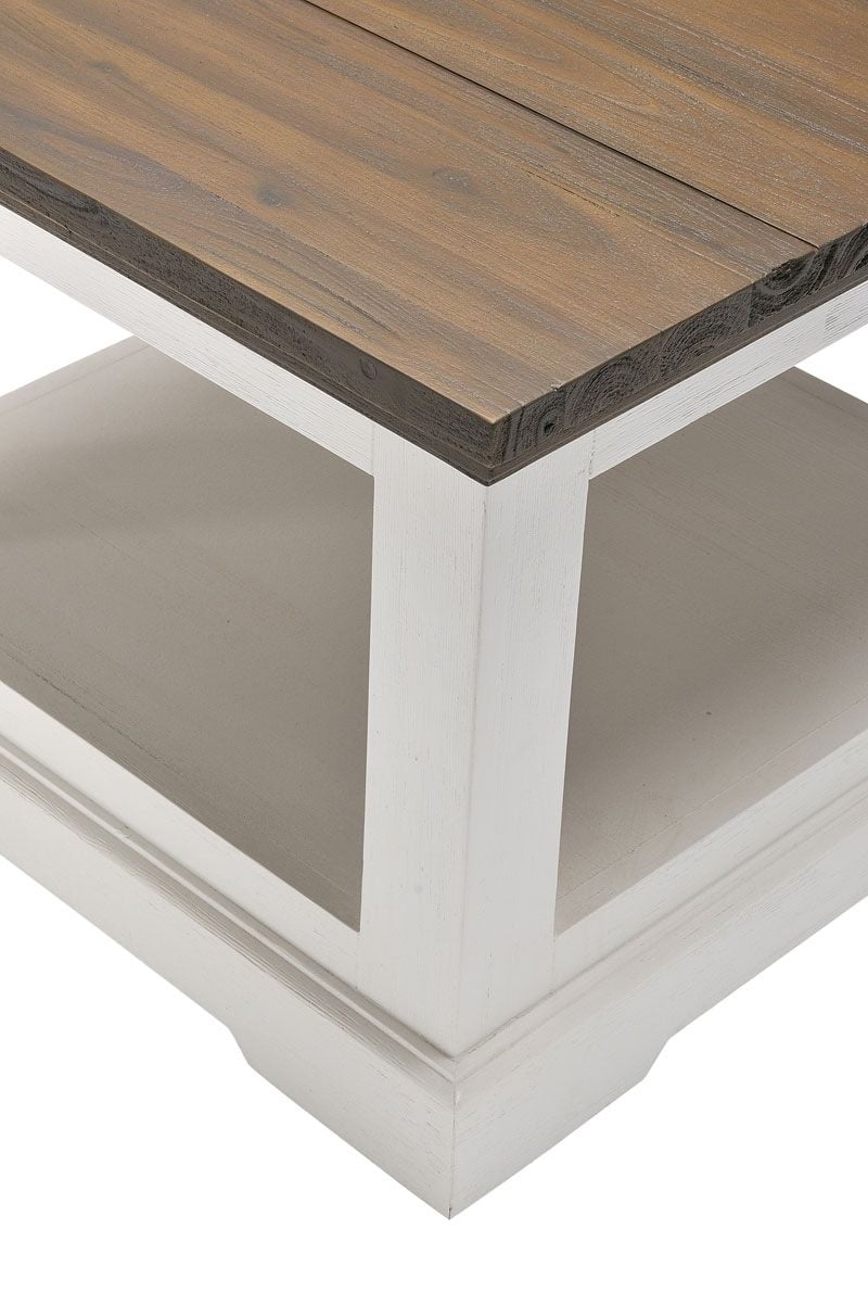 Paris Lamp Table - Provincial Two Tone