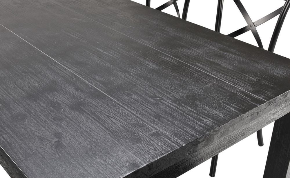 Paris 1900 Dining Table - Provincial Black