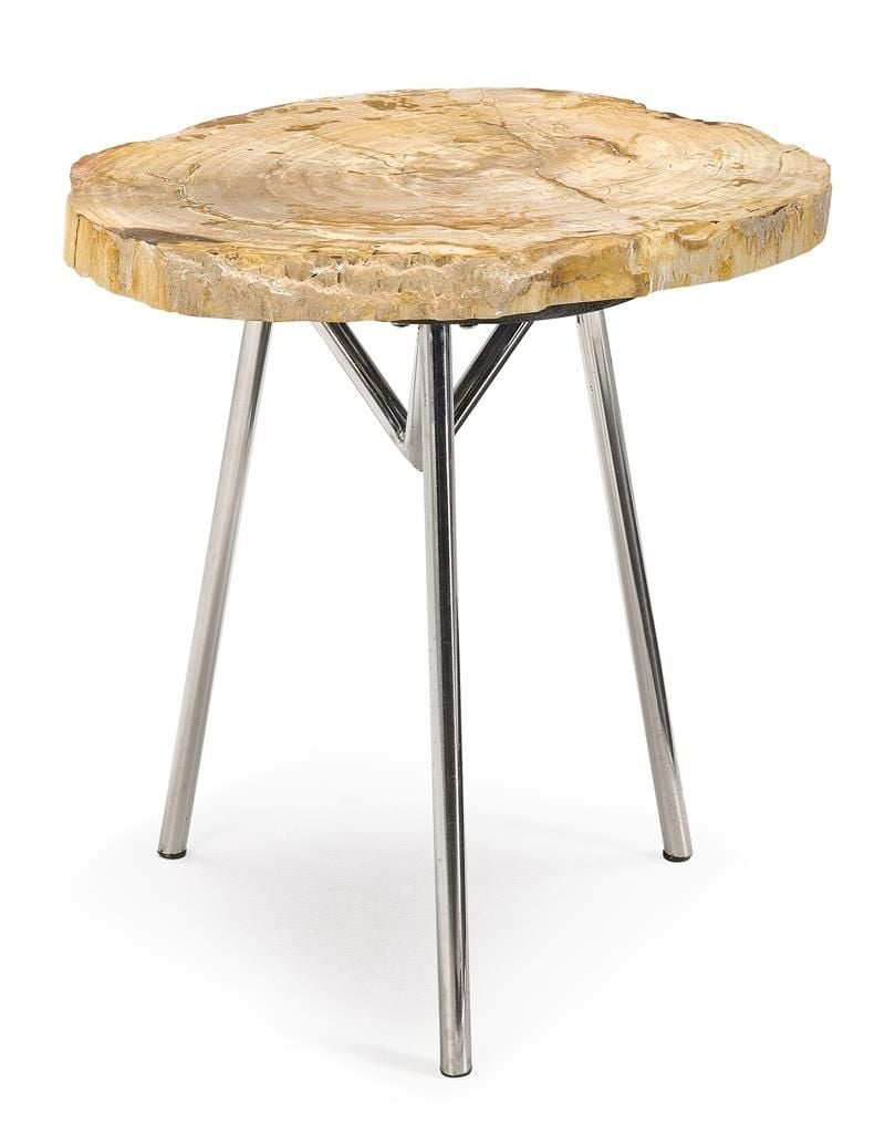 Petrified 490 Side Table Medium - Stainless Leg