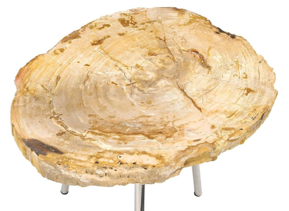 Petrified 490 Side Table Medium - Stainless Leg