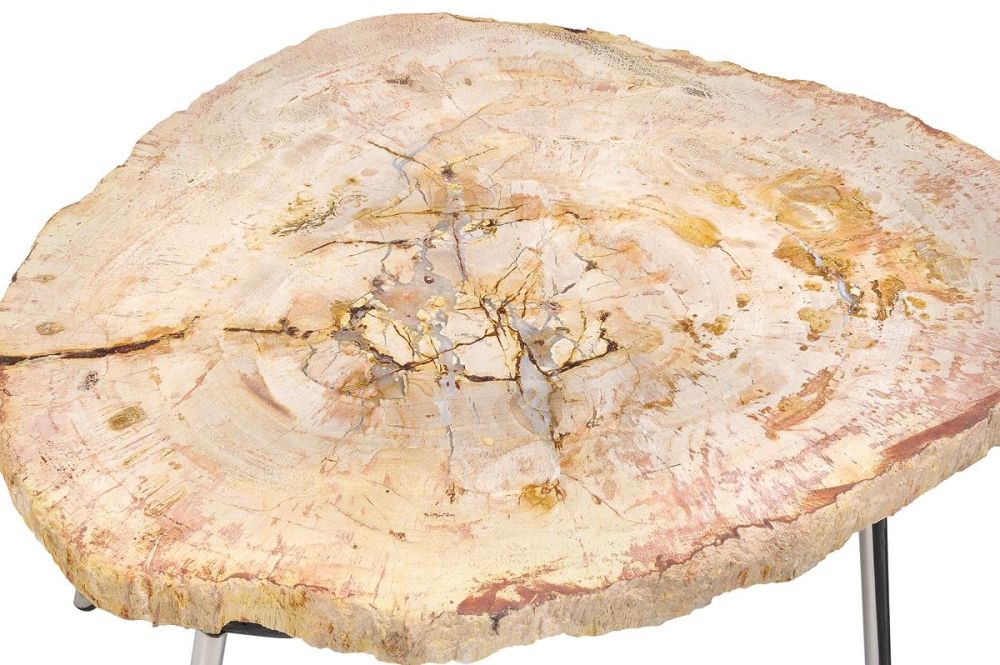 Petrified 630 Coffee Table Large - Stainless Leg