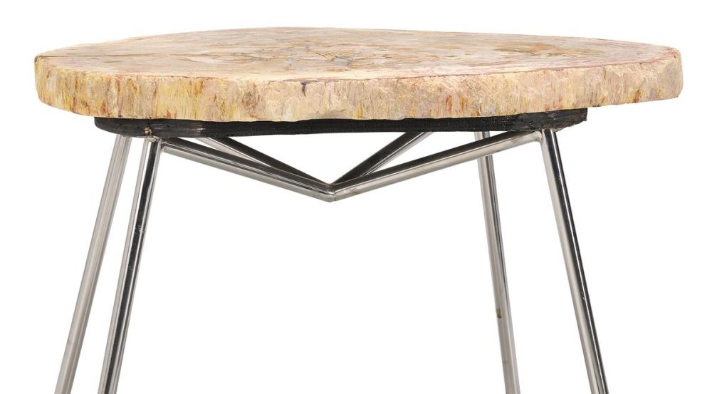 Petrified 630 Coffee Table Large - Stainless Leg