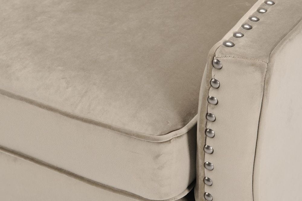 Peyton Accent Chair - Beige Velvet