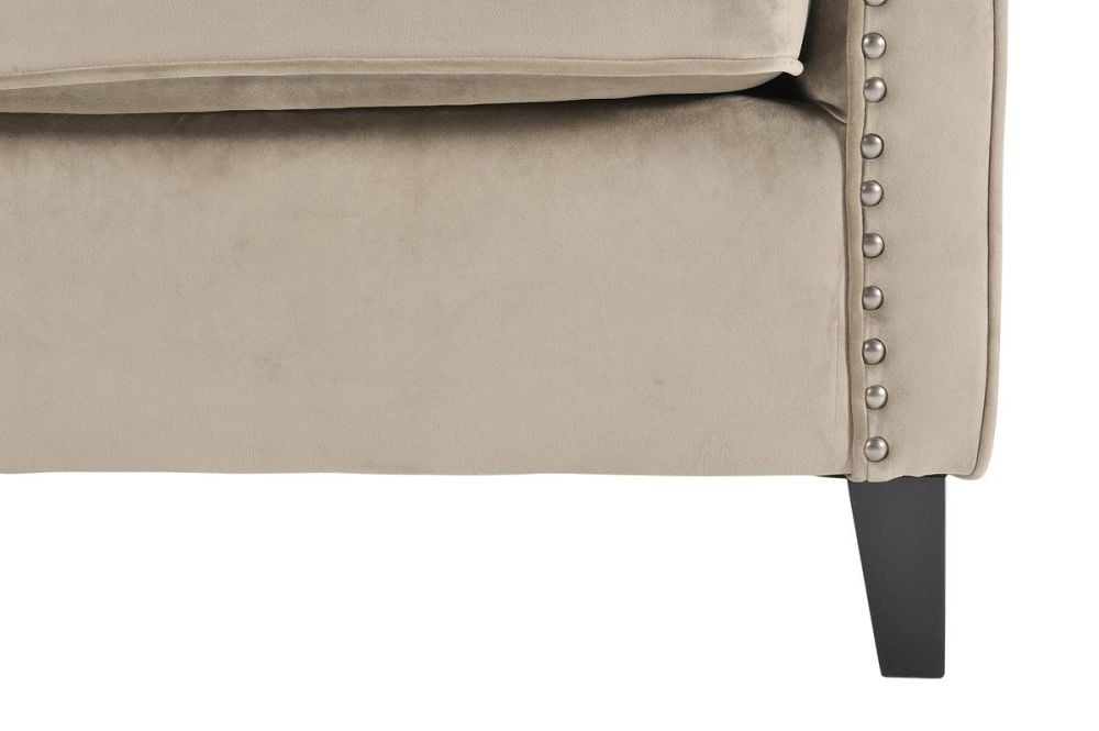 Peyton Accent Chair - Beige Velvet