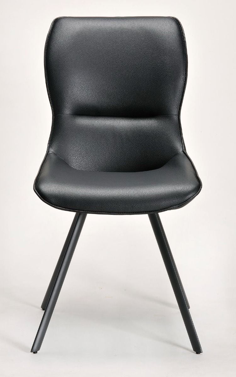 Polly Dining Chair - Black & Black