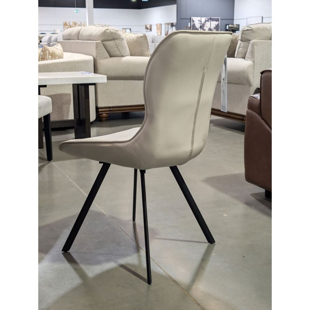 Polly Dining Chair - Shadow - Black Leg
