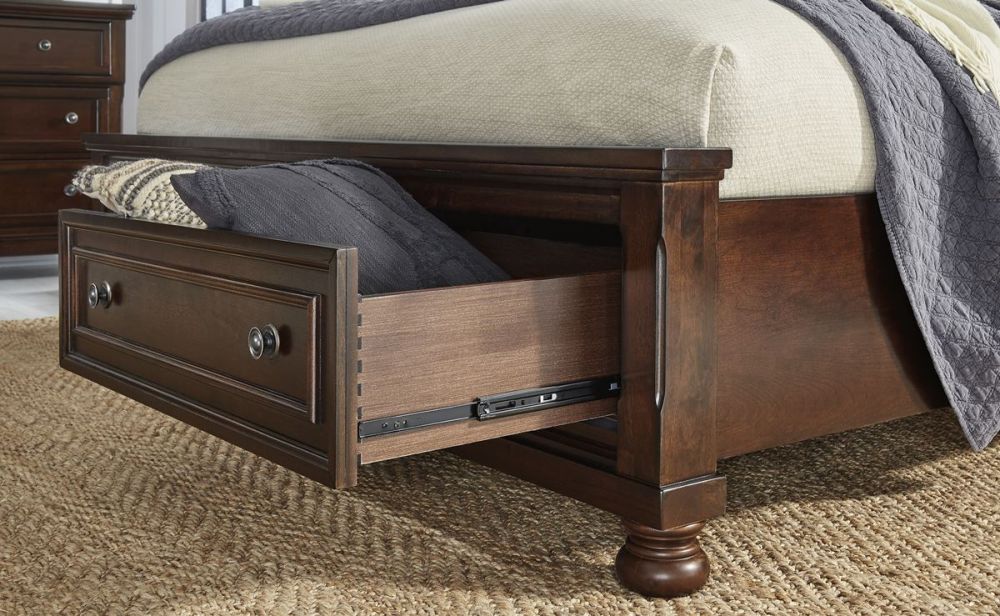 Porter King Bed With Under Drawers
