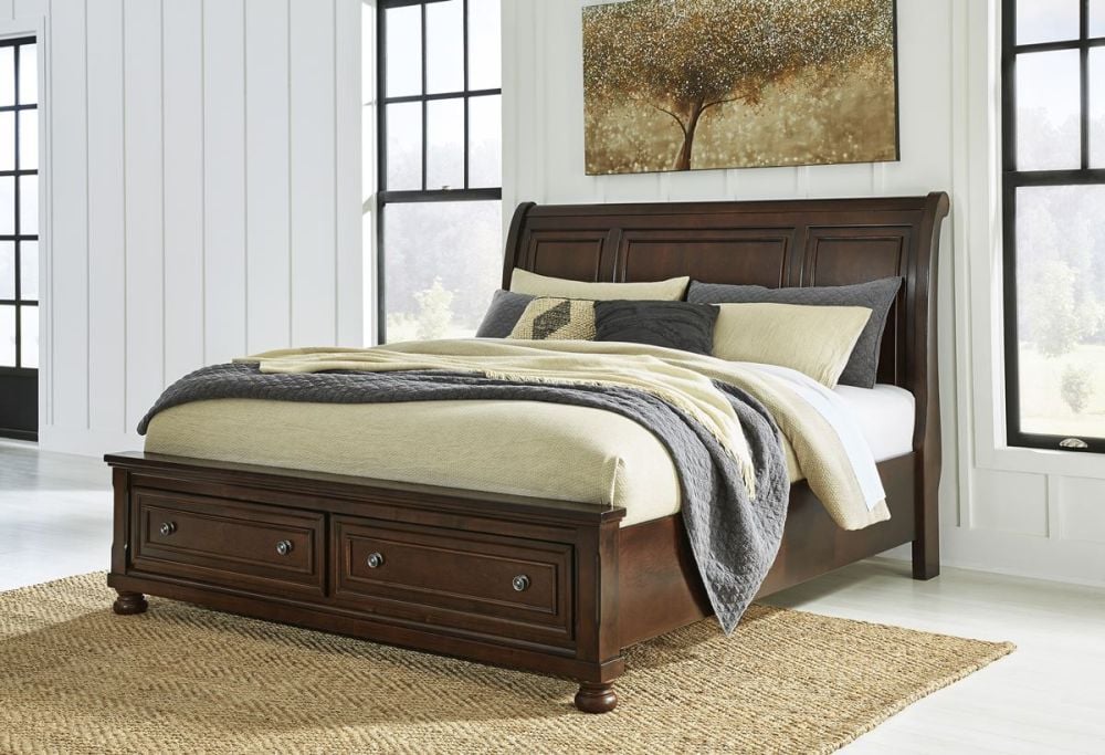 Porter King Bed With Under Drawers