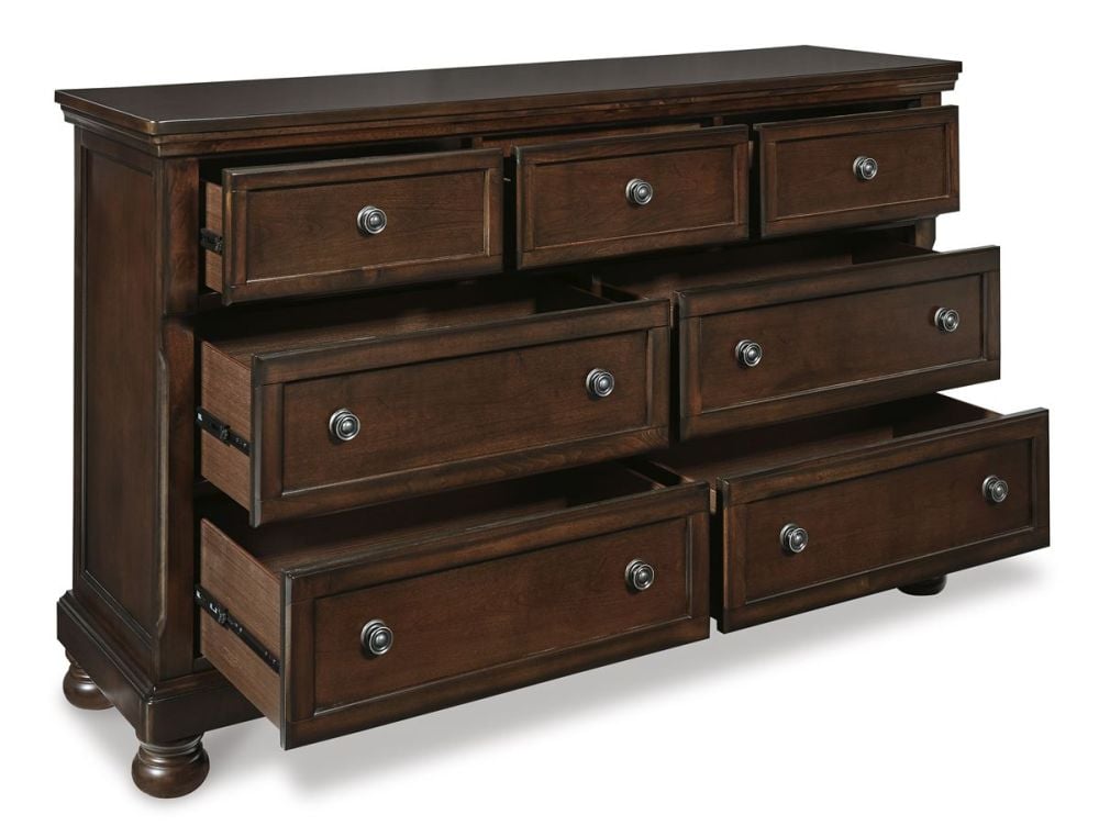 Porter 7 Drawer Dressing Table & Mirror