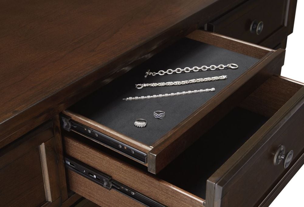 Porter 7 Drawer Dressing Table & Mirror