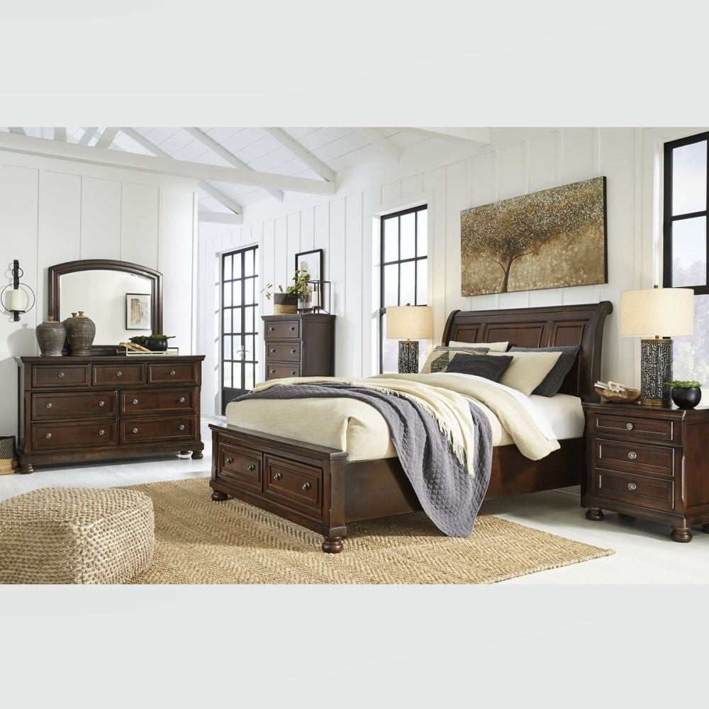 Porter 7 Drawer Dressing Table & Mirror