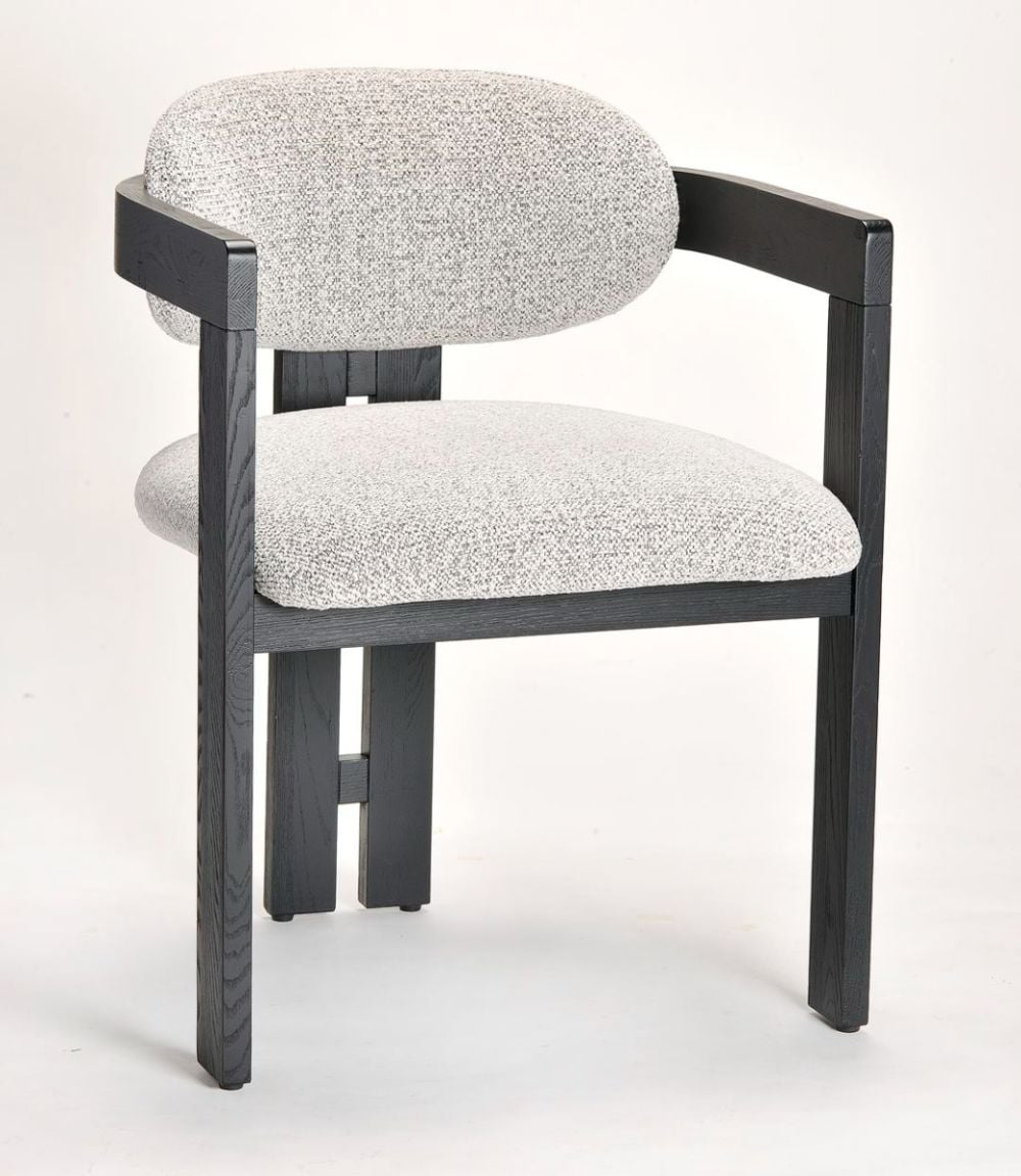 Raymond Dining Chair - Black & Shale