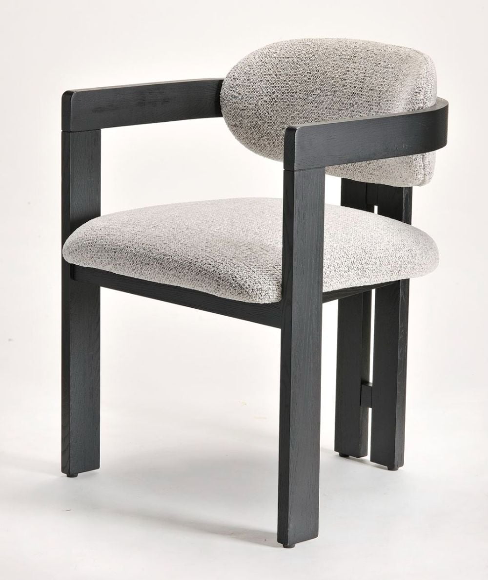 Raymond Dining Chair - Black & Shale