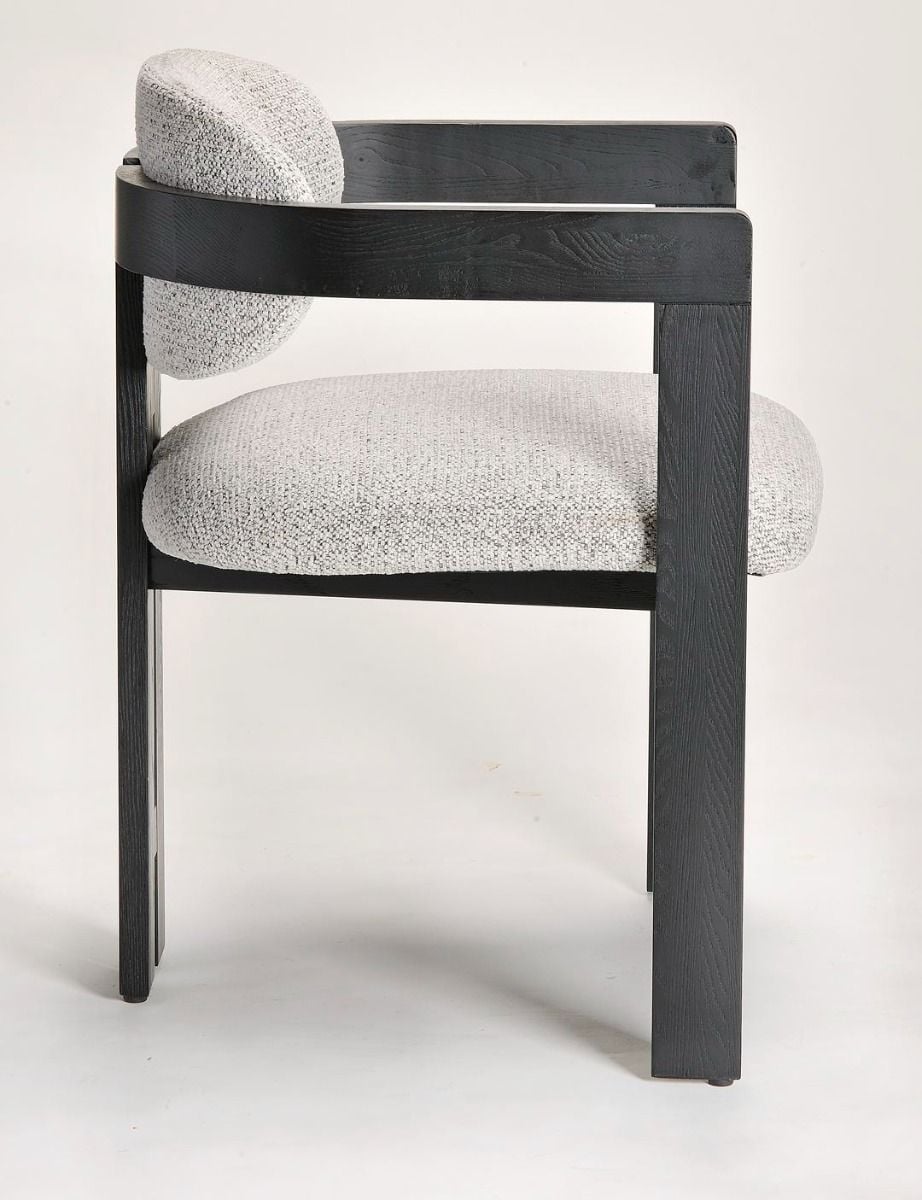 Raymond Dining Chair - Black & Shale