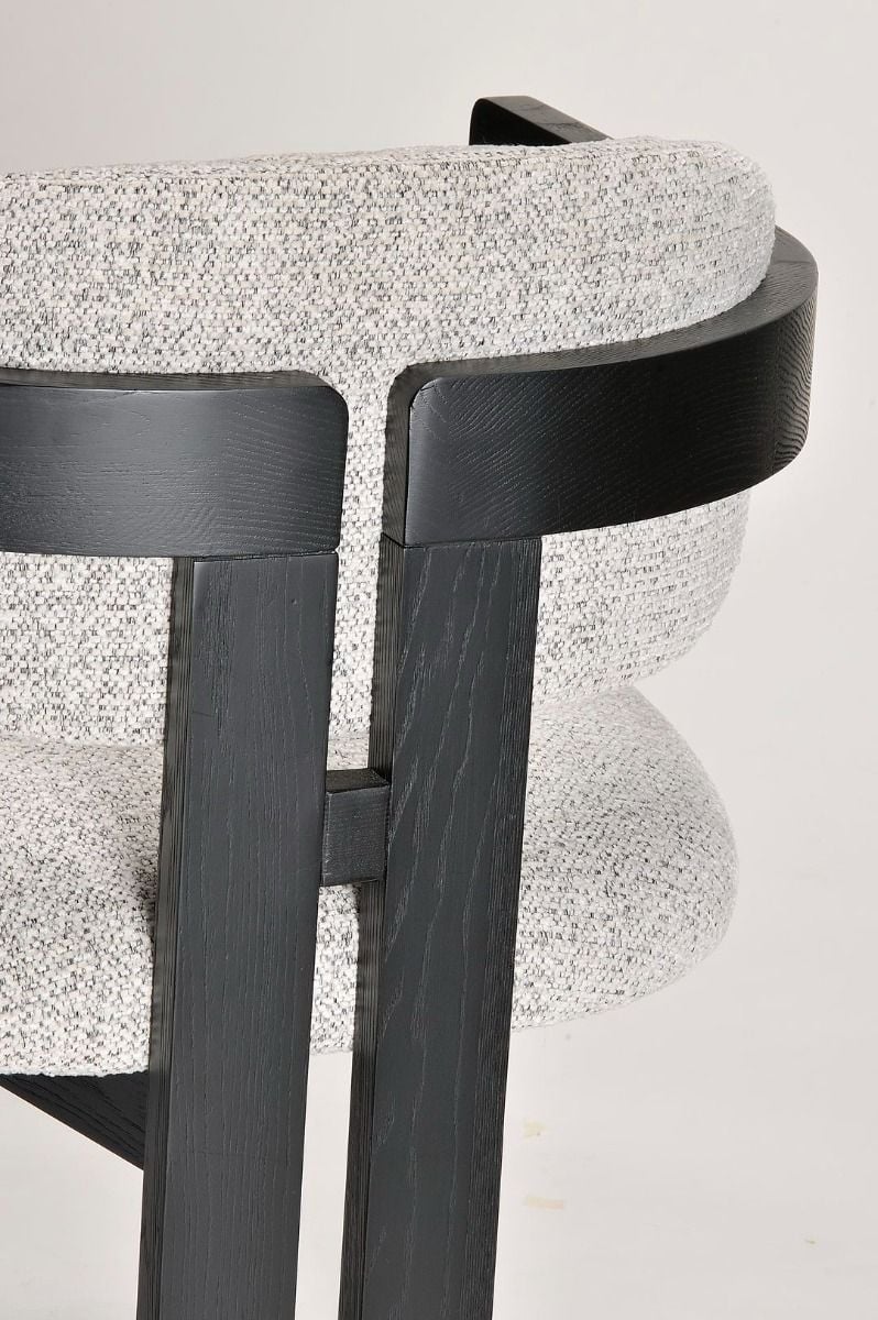 Raymond Dining Chair - Black & Shale