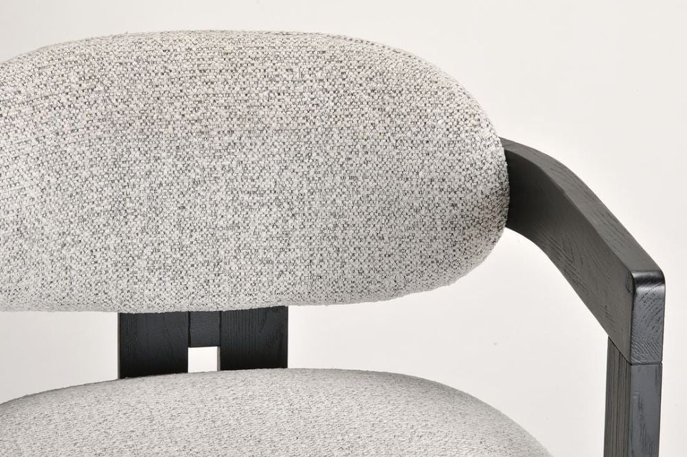 Raymond Dining Chair - Black & Shale